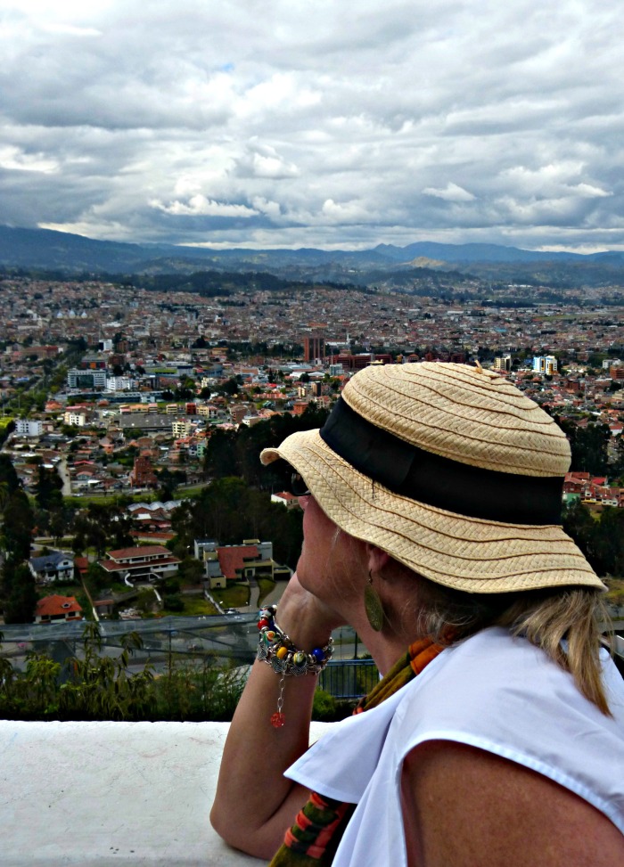 We got a great view of Cuenca, stretched out below.