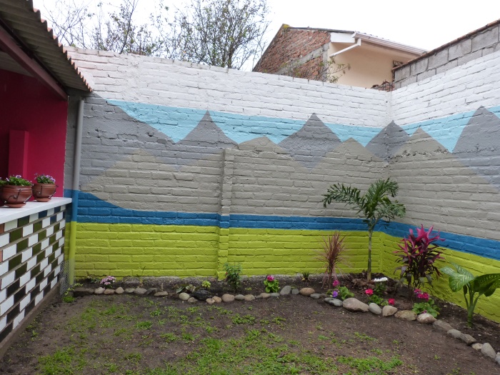 Sara's effort to tame that same garden space and add a mountain view--