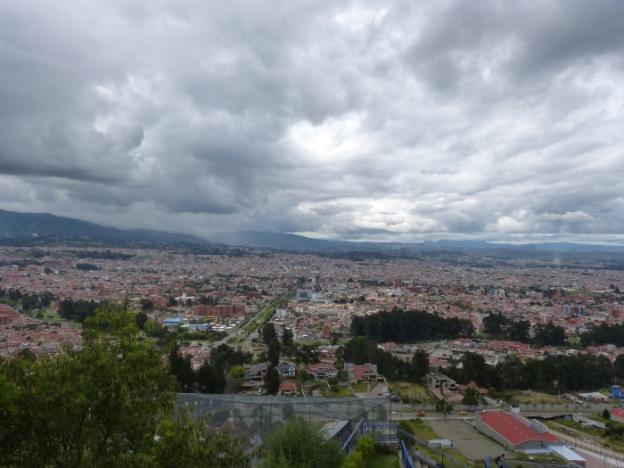 Shades of gray in the clouds above Cuenca--(Sara's image)