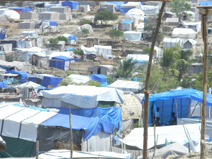 A camp in Port-au-Prince, 3 months after the earthquake--