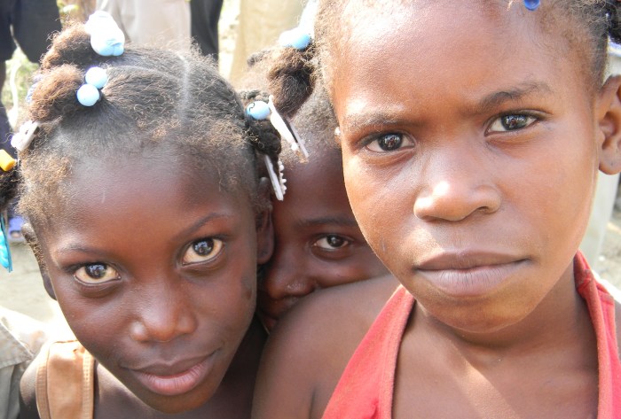 Haitian children, March 2010--