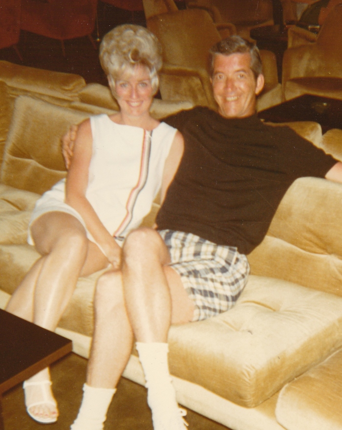 My  parents on a cruise in the early 1970s--