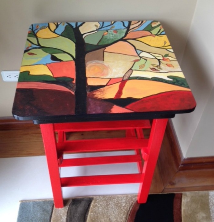 Brenda's finished table!